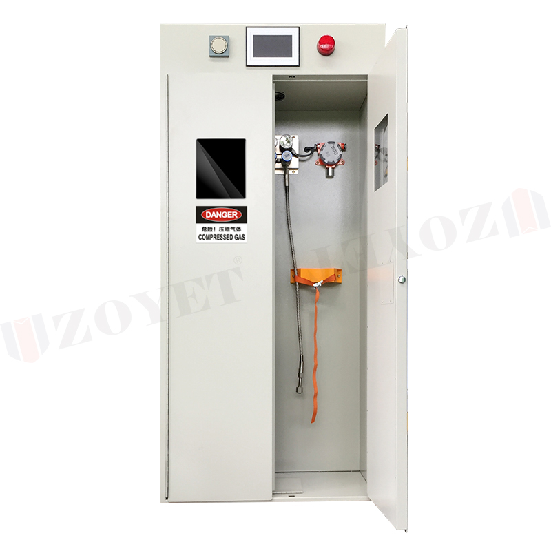 Gas cylinder storage cabinet	