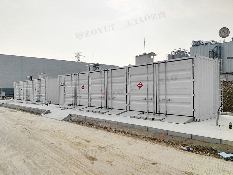 Corrosion-resistant materials and fire-proof coatings ensure that the container maintains excellent performance in bad weather.