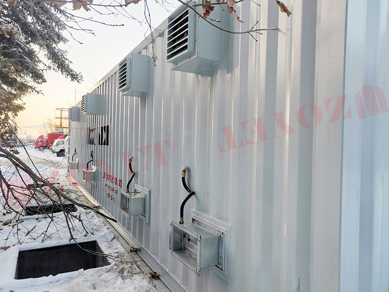 High-strength waterproof materials and sealed structure design are used to ensure that the interior of the temporary storage room is dry and dust-free, effectively preventing rainwater penetration and dust accumulation, and protecting the battery from damage.