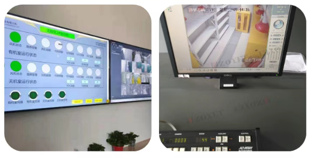 Intelligent management system：Based on customer set parameters, the computer system automatically detects sensor parameters in real time, intelligently links and controls the start and stop of the exhaust system, temperature control system, lighting system switch, warning and alarm functions, etc;Free software upgrades are available, including construction that connects to the user's internal system.
