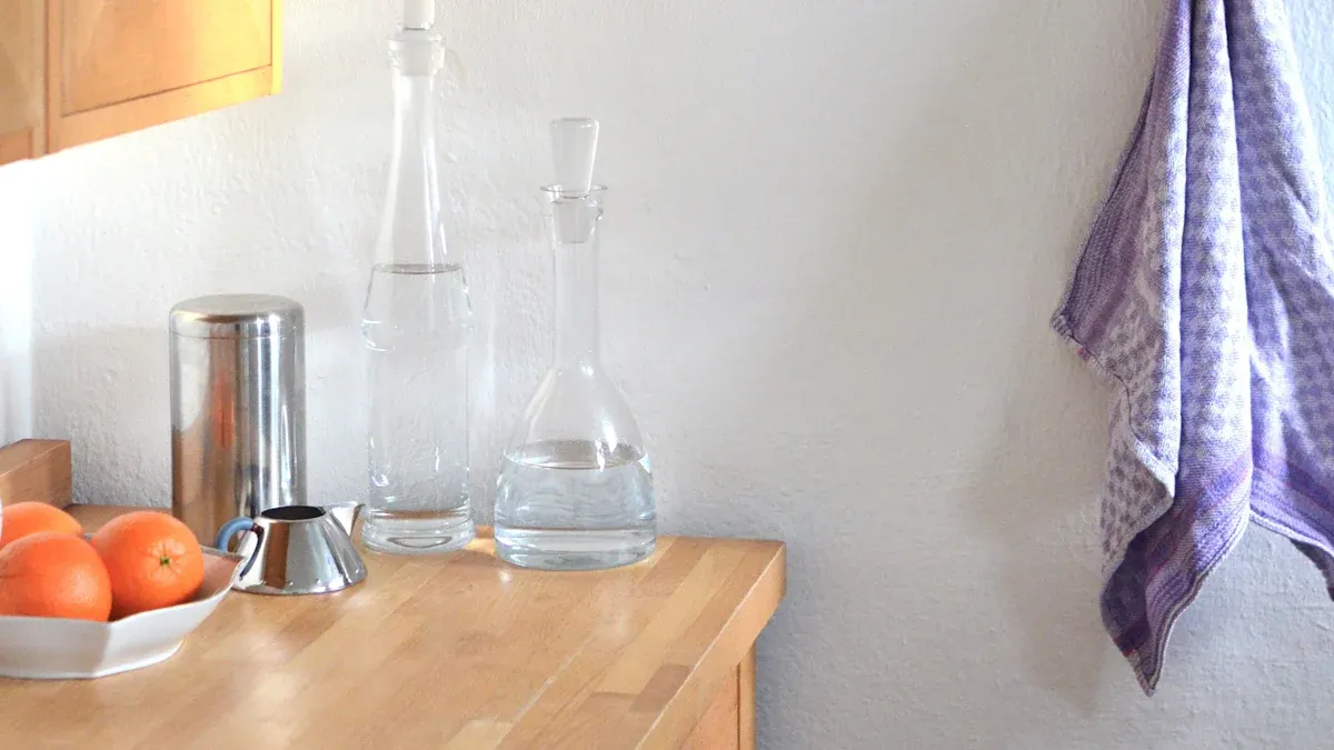 Clean and Degrease Cabinet Surfaces