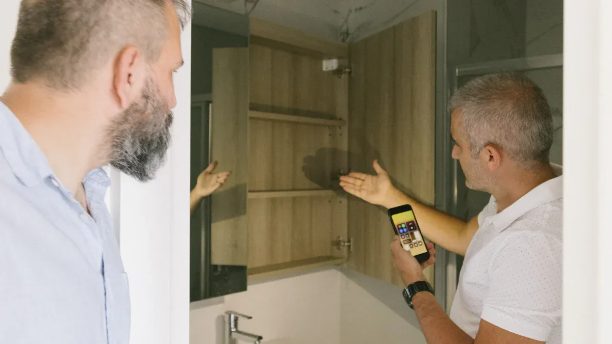 Reinstall Hardware and Cabinet Doors